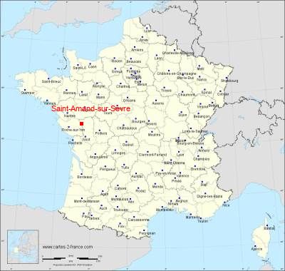 Carte de Saint-Amand-sur-Sèvre
