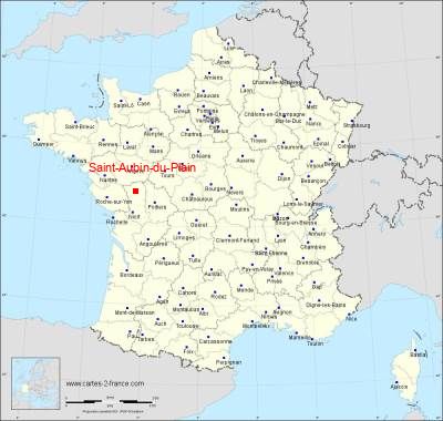 Carte de Saint-Aubin-du-Plain