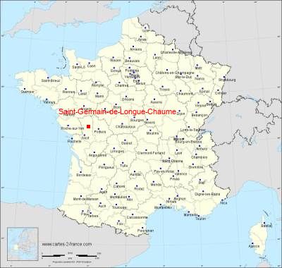 Carte de Saint-Germain-de-Longue-Chaume