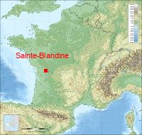 localisation mairie de Sainte-Blandine