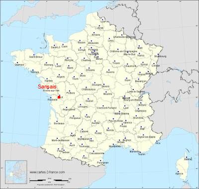 Carte de Sansais