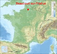 localisation mairie de Beaucourt-sur-l'Hallue