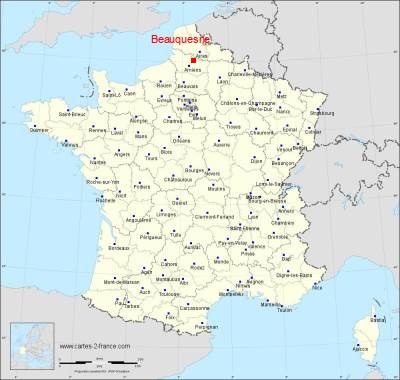 Carte de Beauquesne