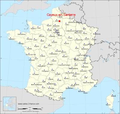 Carte de Cayeux-en-Santerre