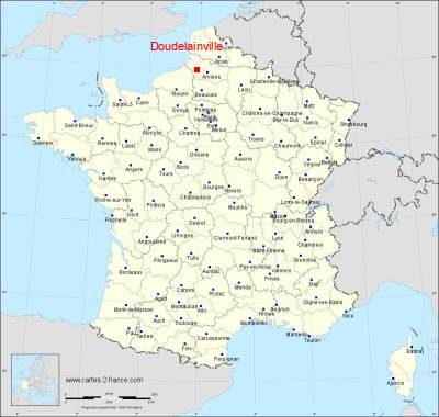 Carte de Doudelainville