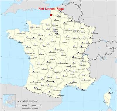 Carte de Fort-Mahon-Plage
