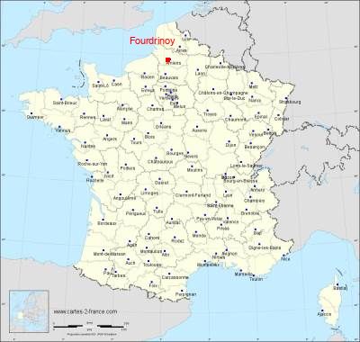Carte de Fourdrinoy