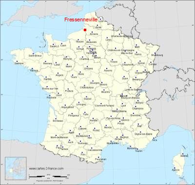 Carte de Fressenneville