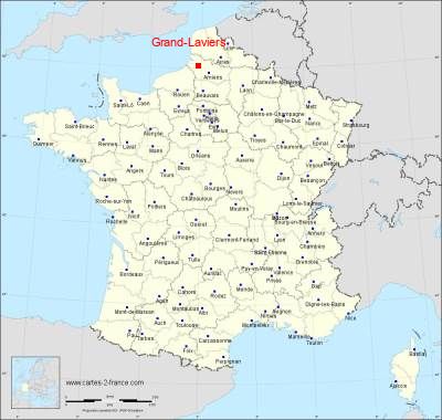 Carte de Grand-Laviers