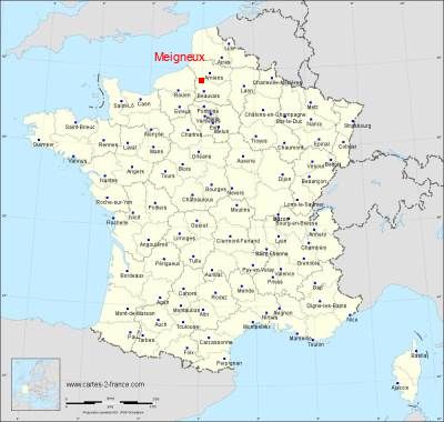 Carte de Meigneux