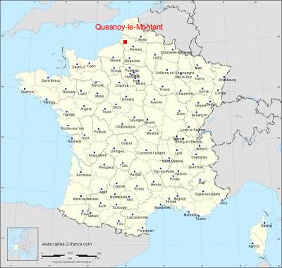 Carte de Quesnoy-le-Montant