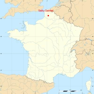 Fond de carte avec Sailly-Saillisel