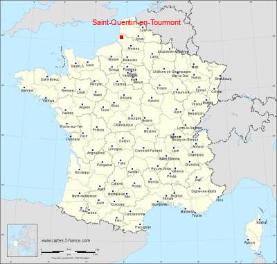 Carte de Saint-Quentin-en-Tourmont