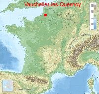 localisation mairie de Vauchelles-les-Quesnoy