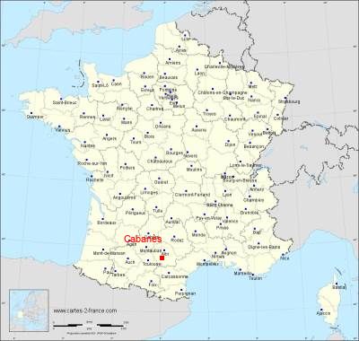 Carte de Cabanès