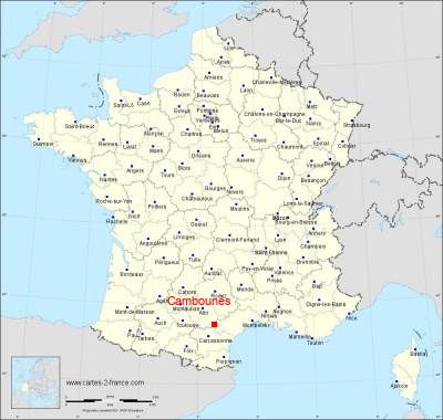 Carte de Cambounès