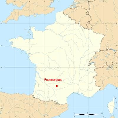 Fond de carte avec Faussergues