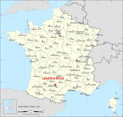 Carte de Labarthe-Bleys