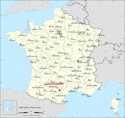 Carte de Lacrouzette