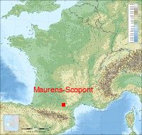 localisation mairie de Maurens-Scopont