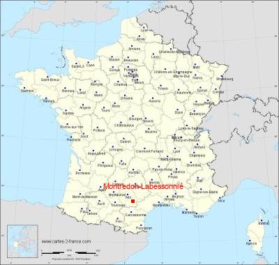 Carte de Montredon-Labessonnié