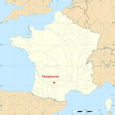 Fond de carte avec Pampelonne