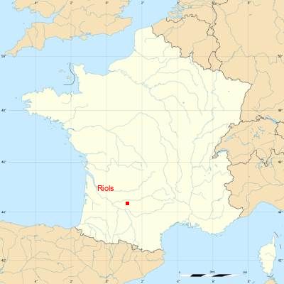 Fond de carte avec Riols