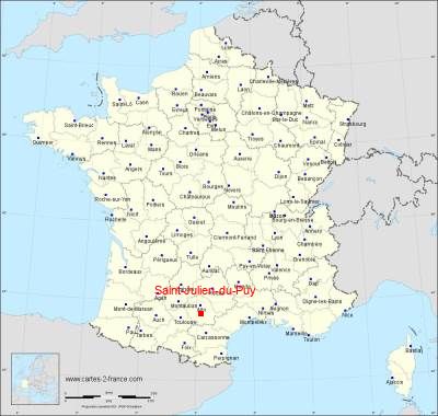 Carte de Saint-Julien-du-Puy