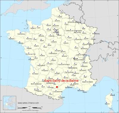 Carte de Saint-Salvy-de-la-Balme