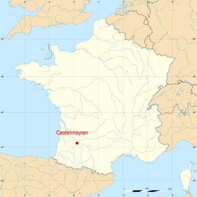 Fond de carte avec Castelmayran