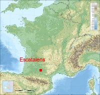 localisation mairie de Escatalens