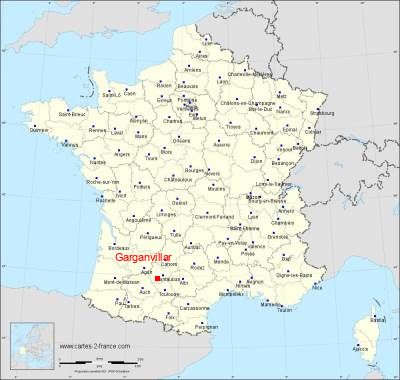 Carte de Garganvillar