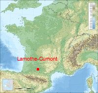 localisation mairie de Lamothe-Cumont