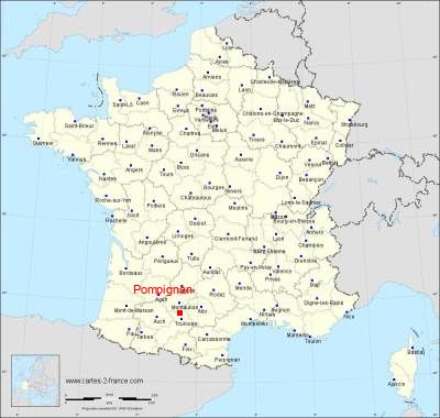 Carte de Pompignan