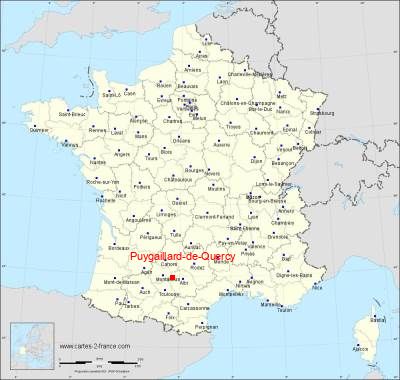 Carte de Puygaillard-de-Quercy