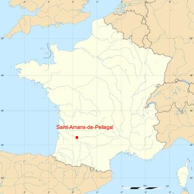 Fond de carte avec Saint-Amans-de-Pellagal