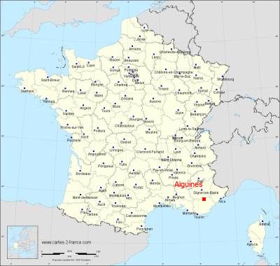 Carte de Aiguines