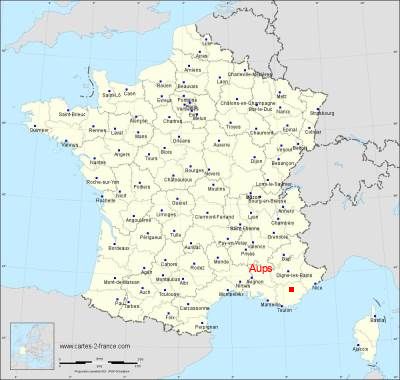 Carte de Aups