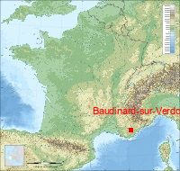 localisation mairie de Baudinard-sur-Verdon