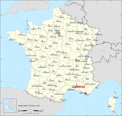 Carte de Castellet