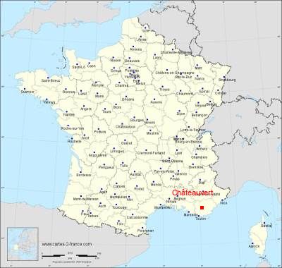Carte de Châteauvert