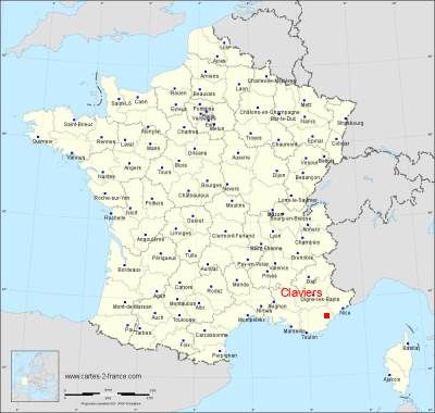 Carte de Claviers