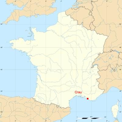 Fond de carte avec Crau