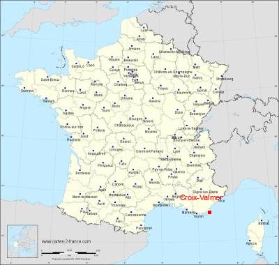 Carte de Croix-Valmer
