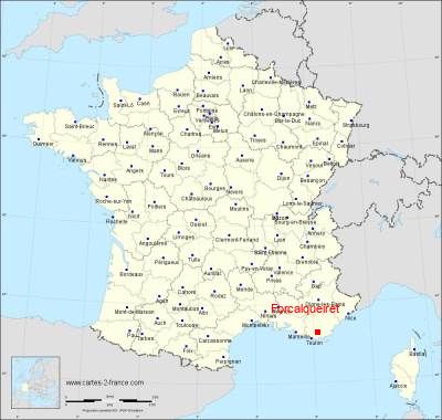 Carte de Forcalqueiret