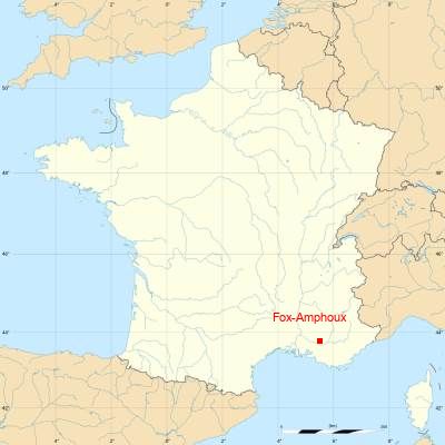Fond de carte avec Fox-Amphoux