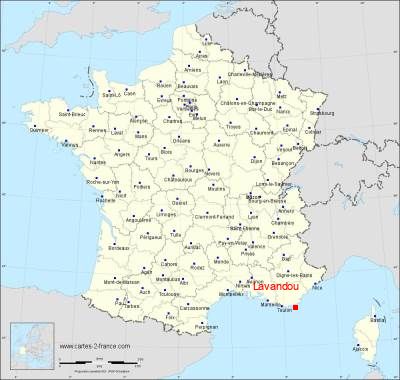 Carte de Lavandou