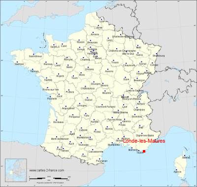 Carte de Londe-les-Maures