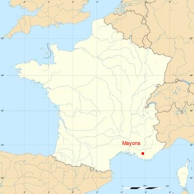 Fond de carte avec Mayons