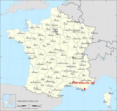 Carte de Pierrefeu-du-Var